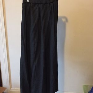 Vintage FLAX by Jeanne Engelhart black long skirt